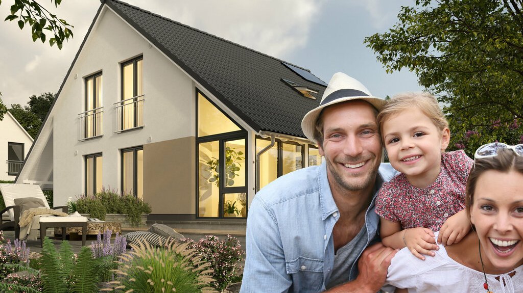 Collage-Energiesparhaus