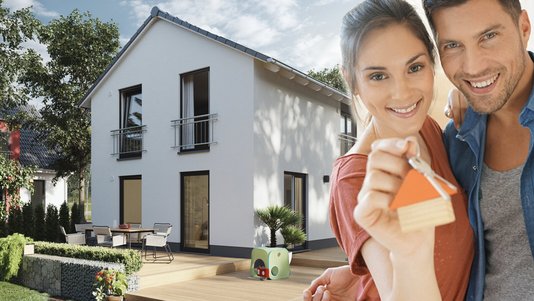 Collage-Haustypen Neues Haus